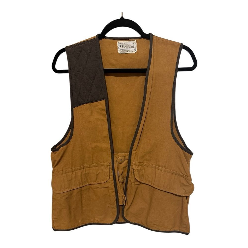 Western Fields MONTGOMERY WARD, WESTERN FIELD, MENS HUNTING VEST Vintage